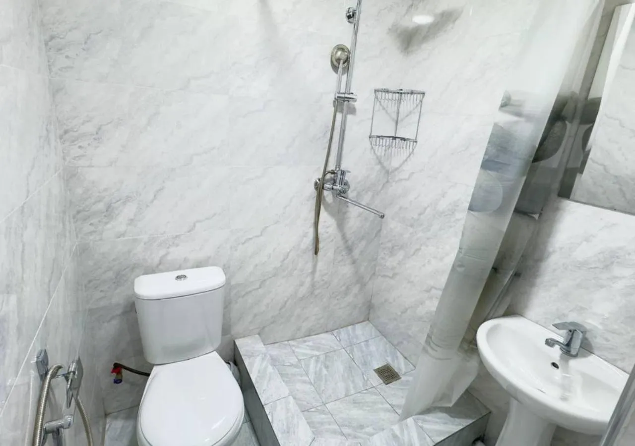 Shower in Parvona Hostel