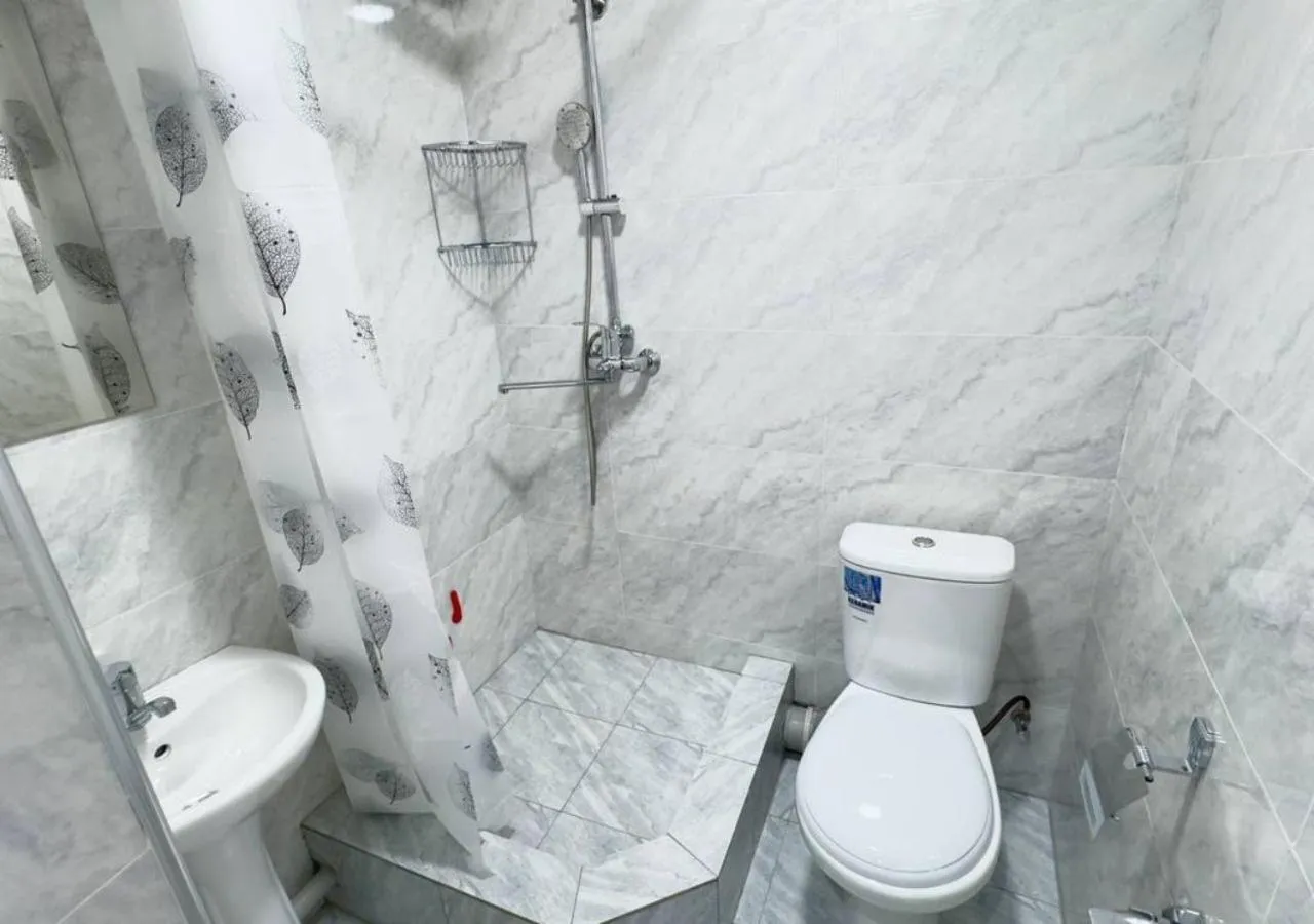 Shower in Parvona Hostel