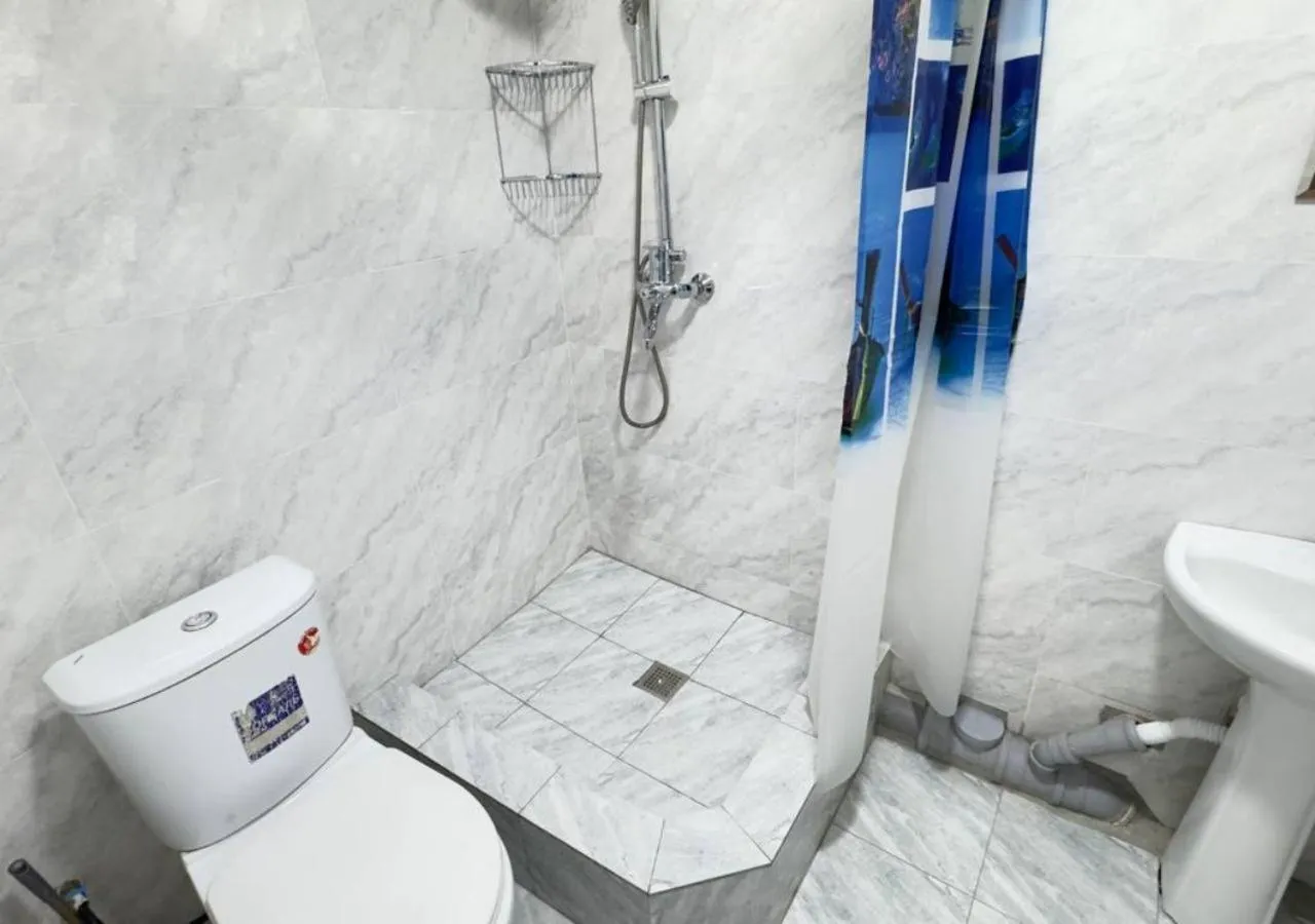 Shower in Parvona Hostel