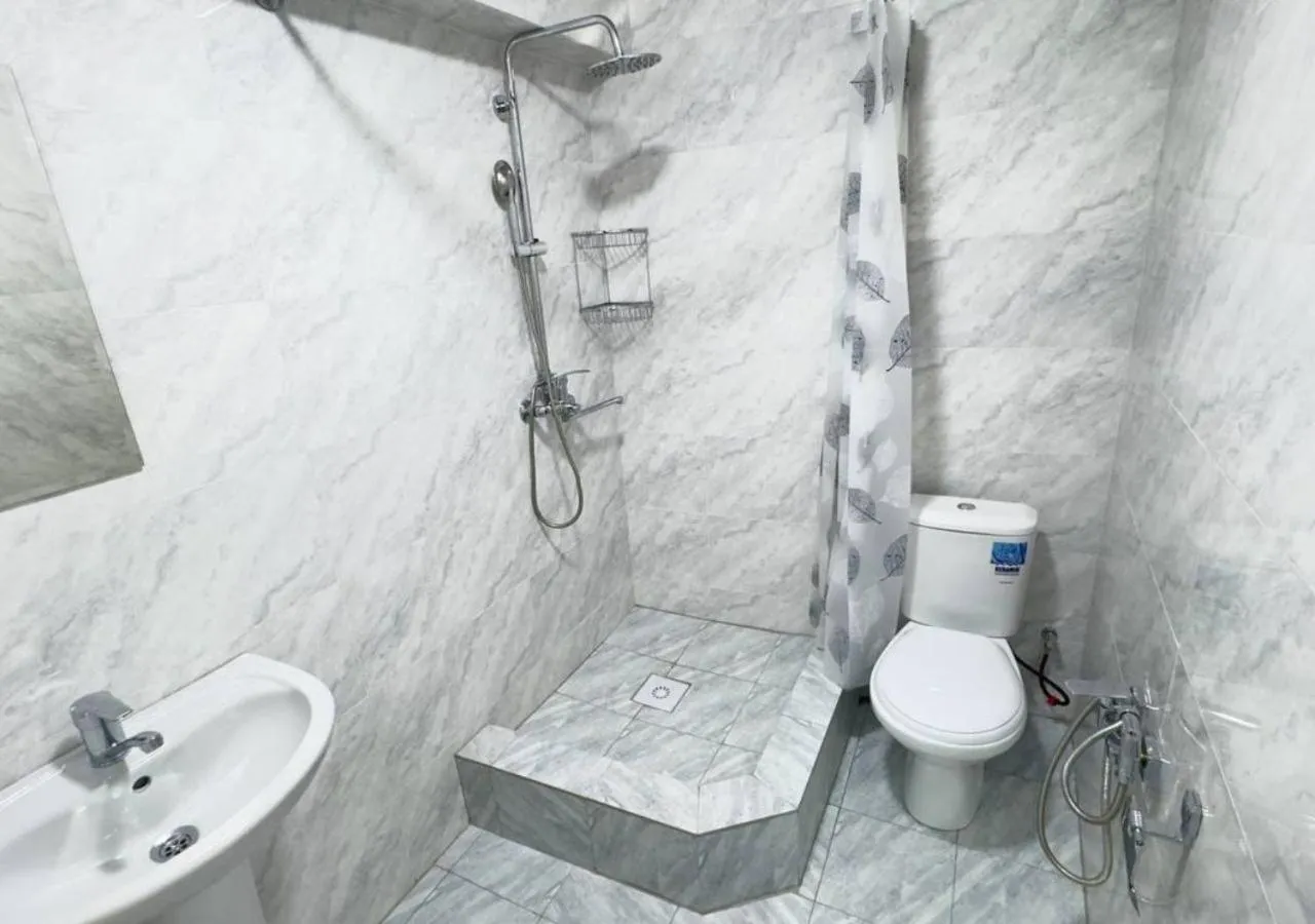 Shower in Parvona Hostel