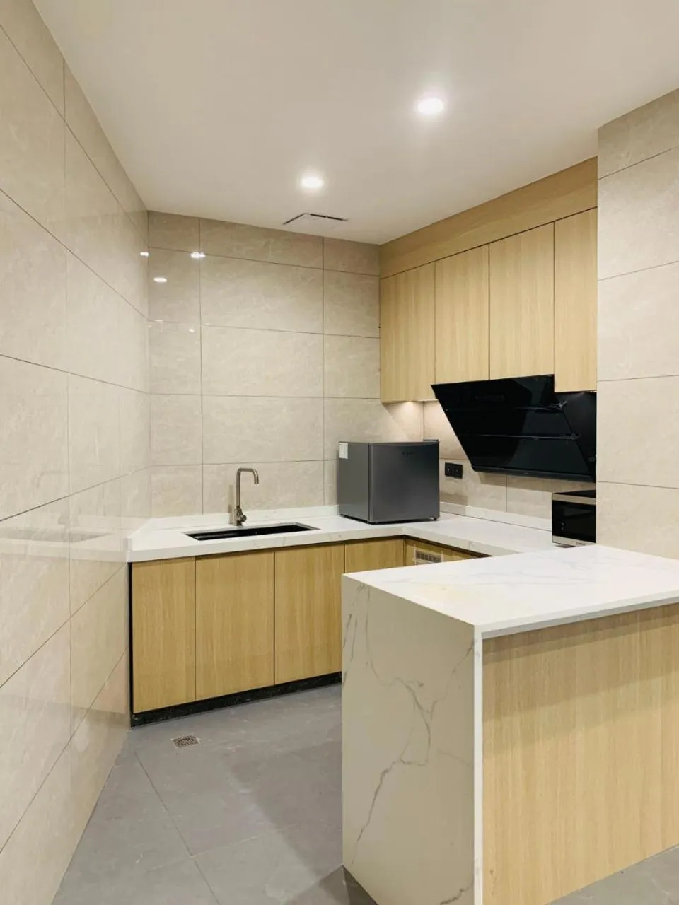 Kitchen or kitchenette in Fan's Hotel Palo