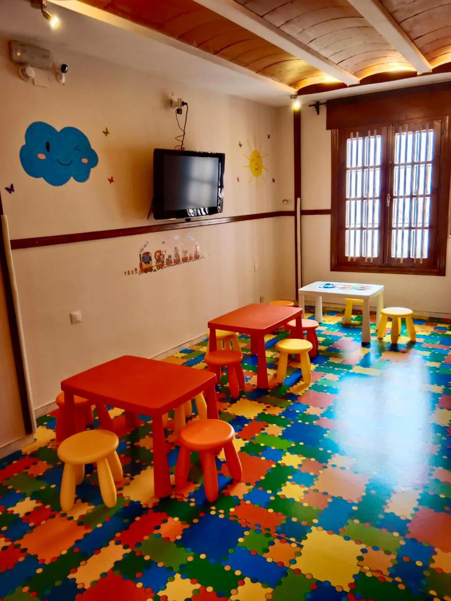 Children play ground in Hotel Palacio de Oñate