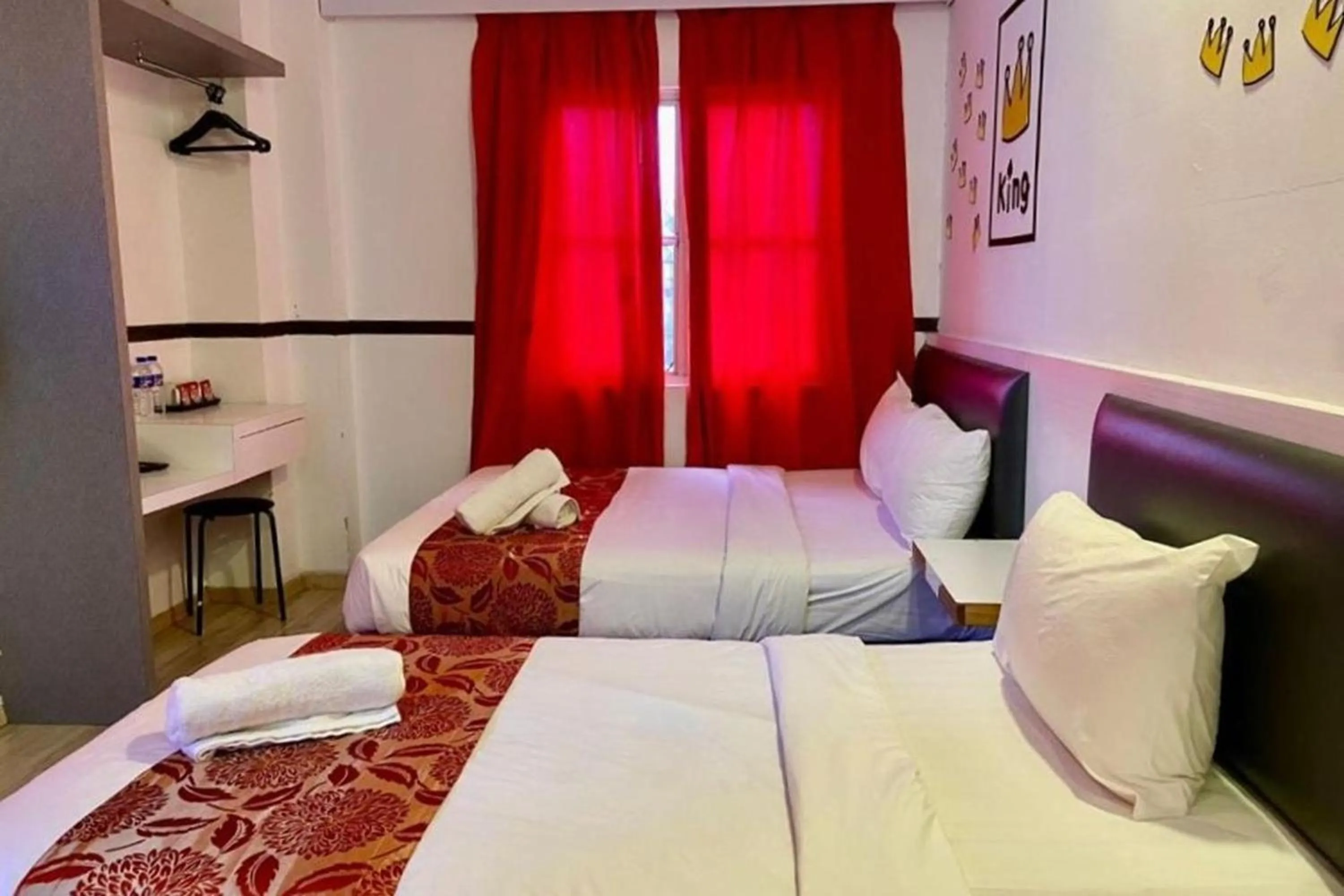 Bed in Hotel Dlima Inn Plaza Mahkota Melaka