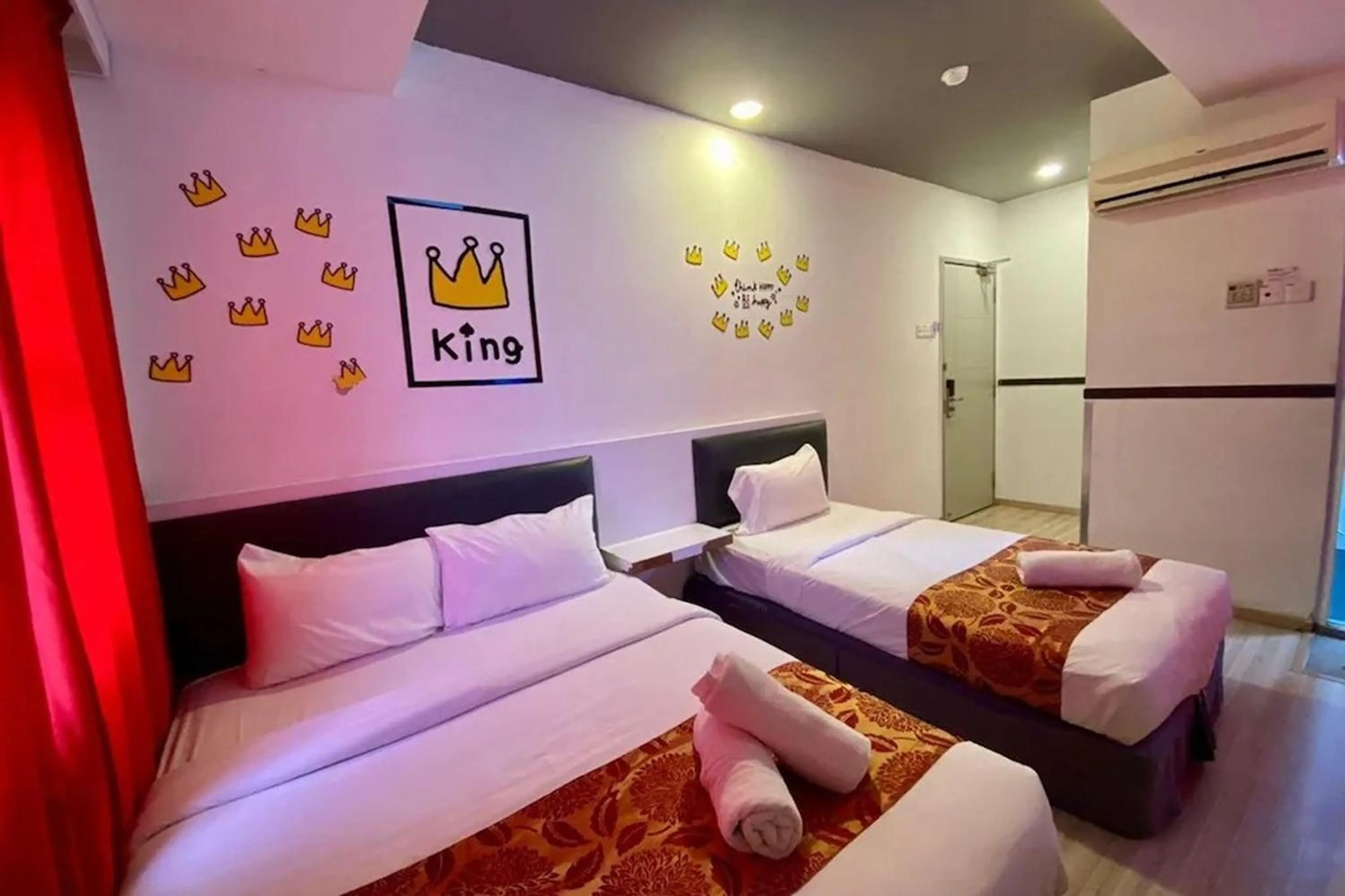 Bed in Hotel Dlima Inn Plaza Mahkota Melaka