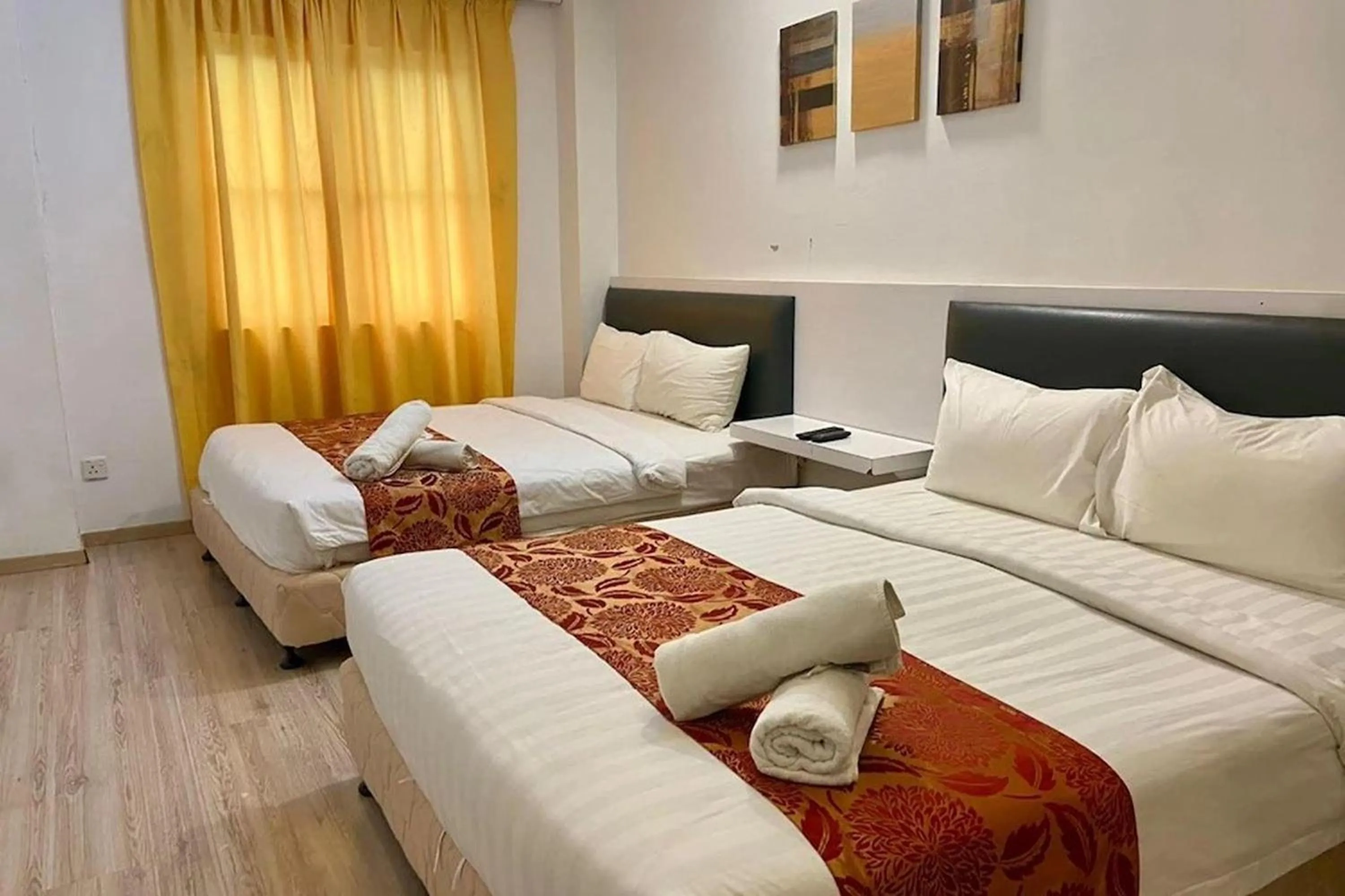 Bed in Hotel Dlima Inn Plaza Mahkota Melaka