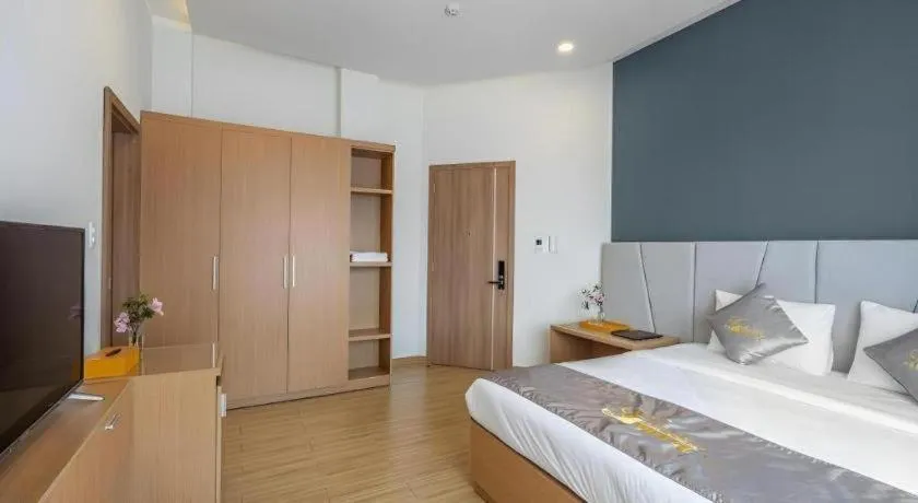 Bed in Gold View Boutique Hotel Đà Lạt