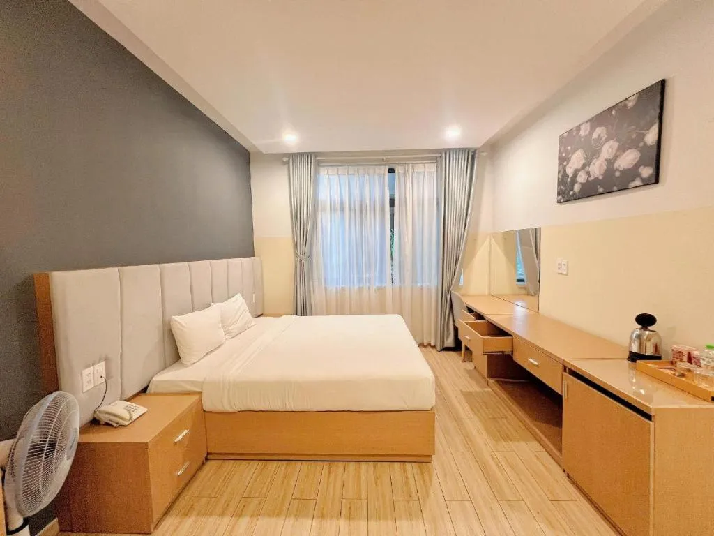 Bed in Gold View Boutique Hotel Đà Lạt