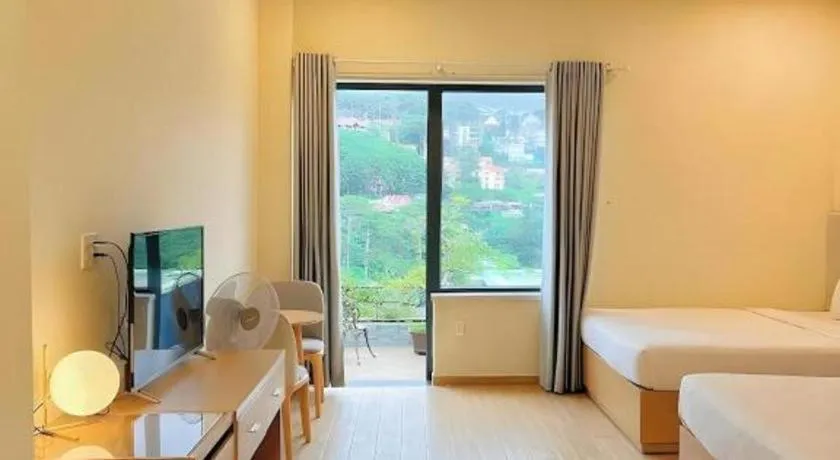 Bed in Gold View Boutique Hotel Đà Lạt