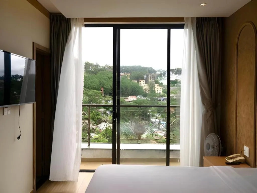 Bed in Gold View Boutique Hotel Đà Lạt