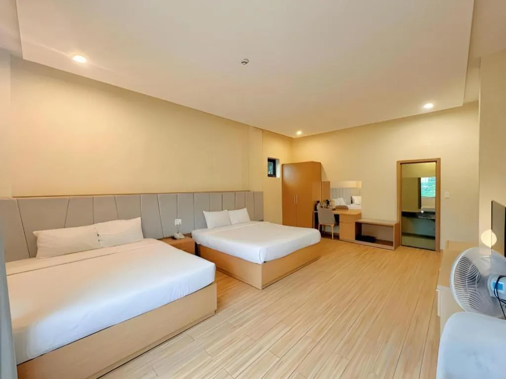 Bed in Gold View Boutique Hotel Đà Lạt