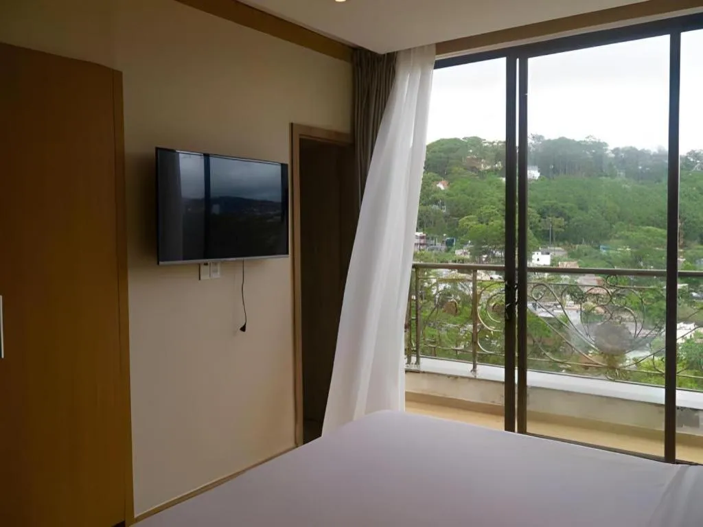 Bed in Gold View Boutique Hotel Đà Lạt