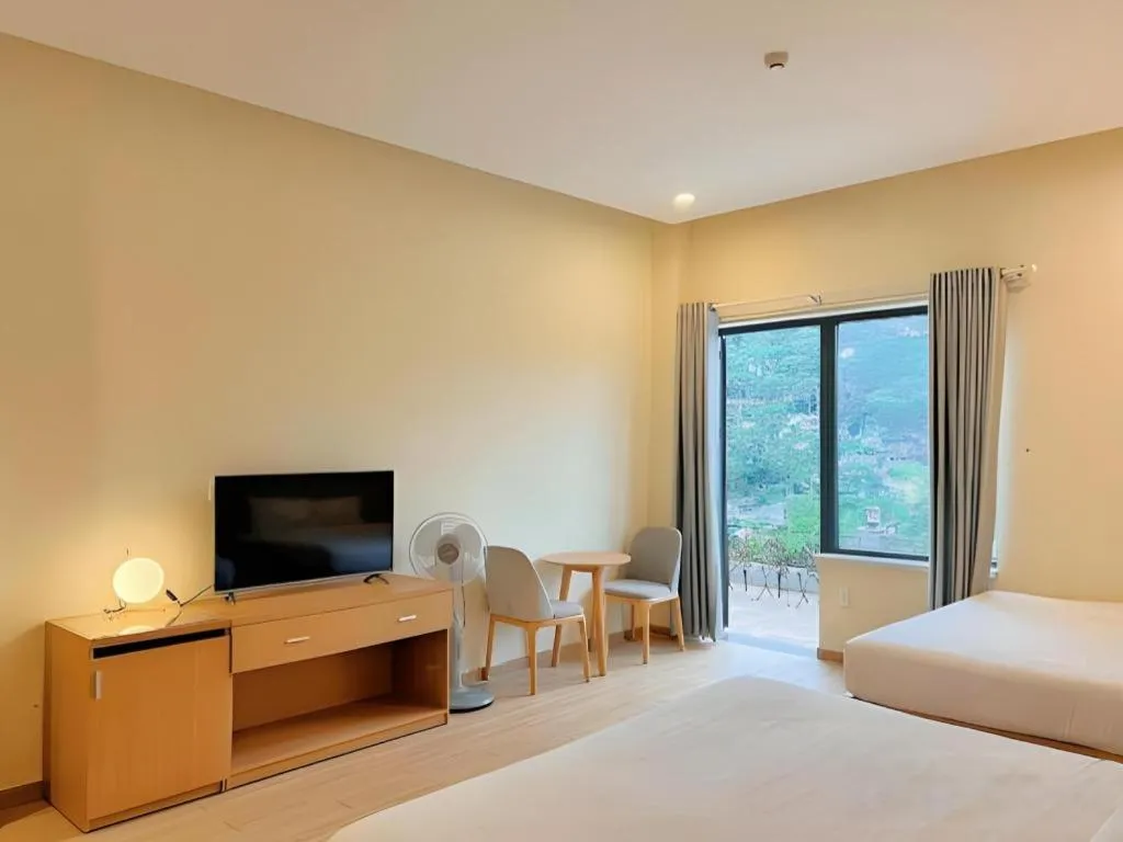 Bed in Gold View Boutique Hotel Đà Lạt