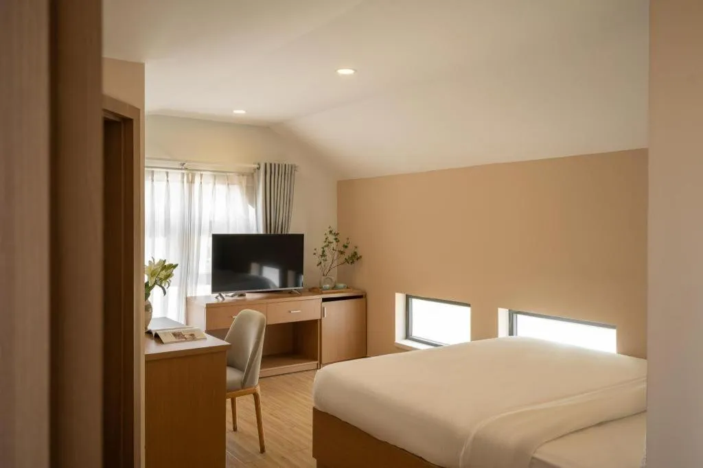 Bed in Gold View Boutique Hotel Đà Lạt