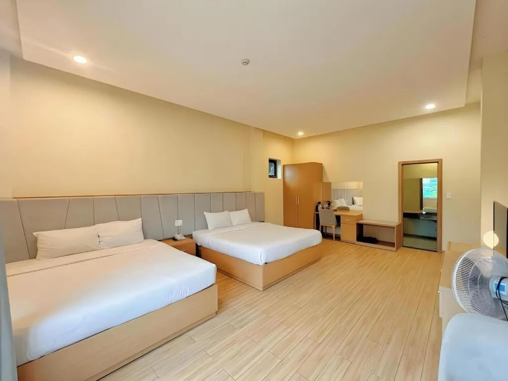 Bed in Gold View Boutique Hotel Đà Lạt