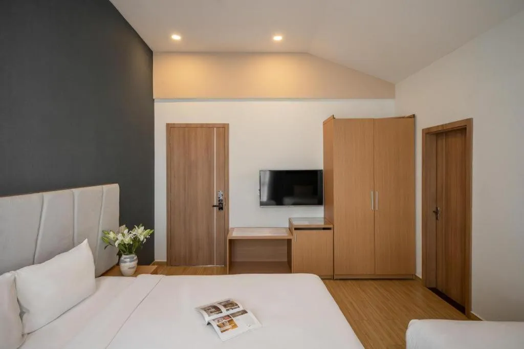 Bed in Gold View Boutique Hotel Đà Lạt