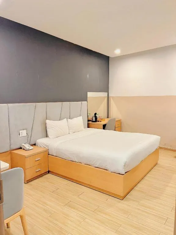 Bed in Gold View Boutique Hotel Đà Lạt