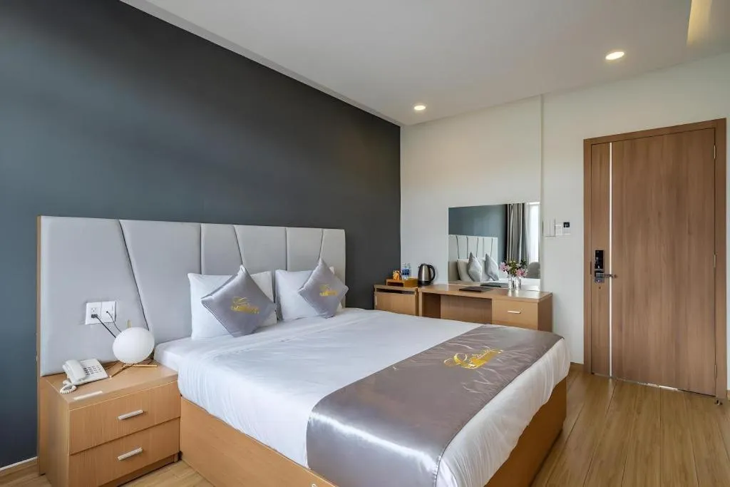 Bed in Gold View Boutique Hotel Đà Lạt