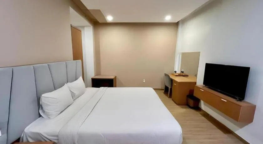 Bed in Gold View Boutique Hotel Đà Lạt