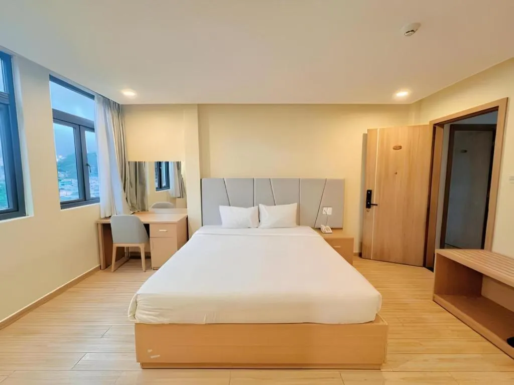 Bed in Gold View Boutique Hotel Đà Lạt