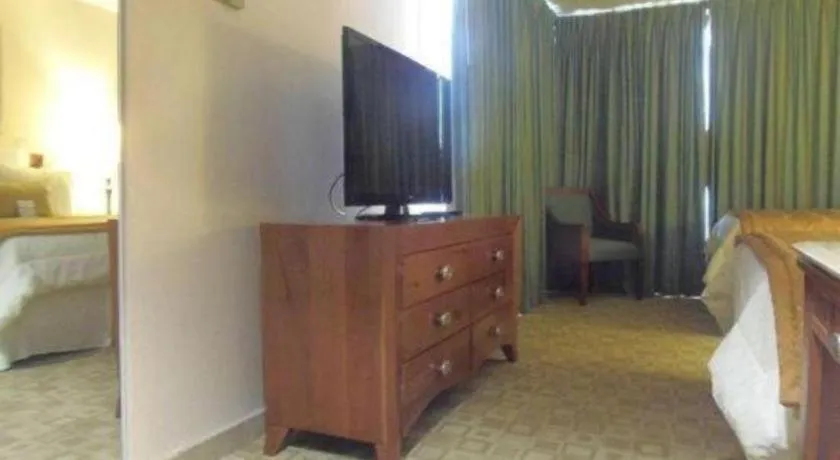 Bed in Hotel Honduras Maya