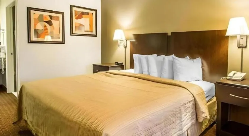 Bed in Quality Inn & Suites near Panama City Beach