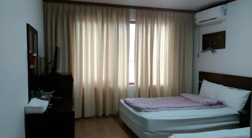Bed in Gangneung Gyeongpodae Gangneung Motel