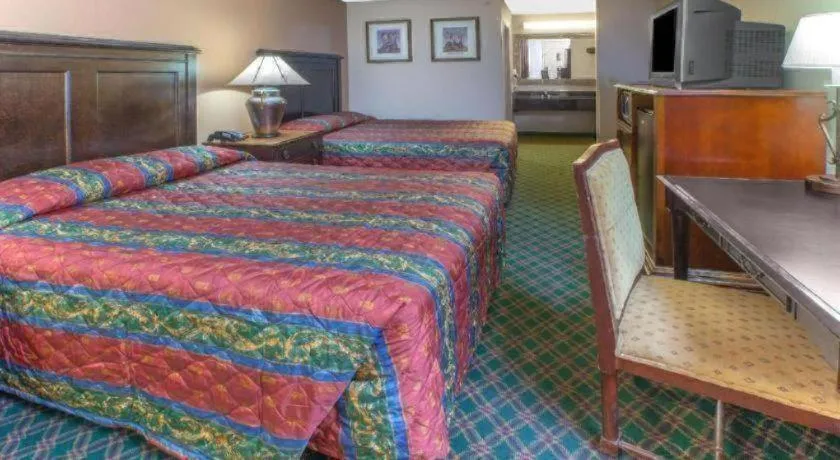 Bed in Knights Inn - Forest Hill, TX