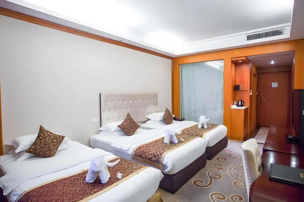 Bed in Dork Jumpa Hotel