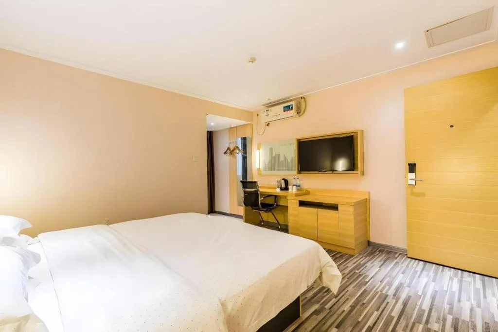 Bed in City Comfort Inn Foshan Shunde Leliu