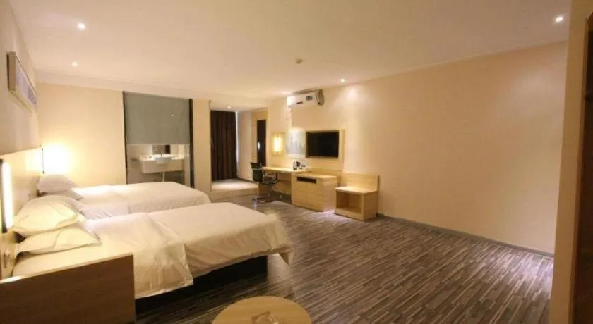 Bed in City Comfort Inn Foshan Shunde Leliu