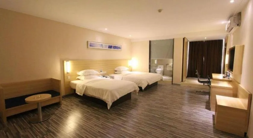 Bed in City Comfort Inn Foshan Shunde Leliu