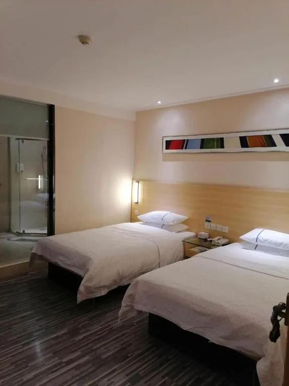 Bed in City Comfort Inn Foshan Shunde Leliu