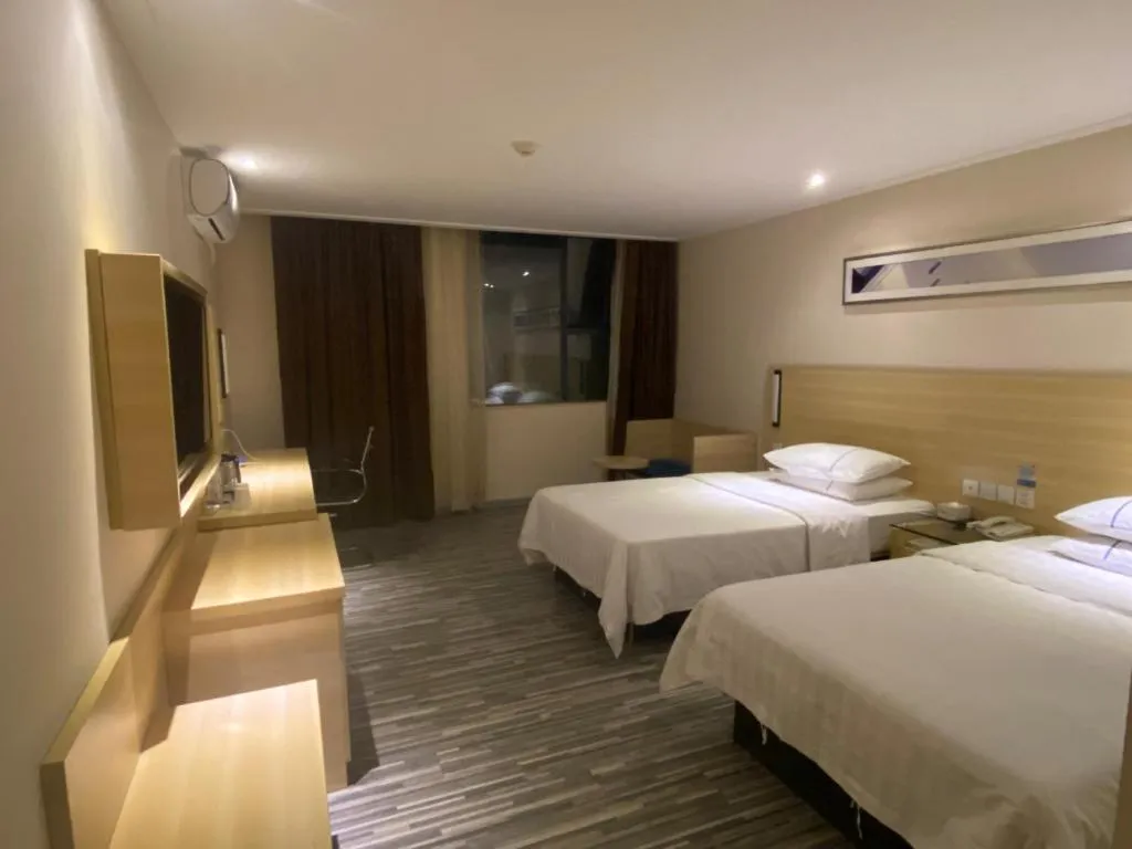 Bed in City Comfort Inn Foshan Shunde Leliu