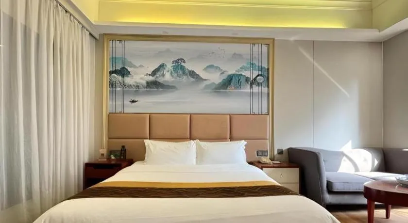Bed in Shenzhen Bao Yue Hotel
