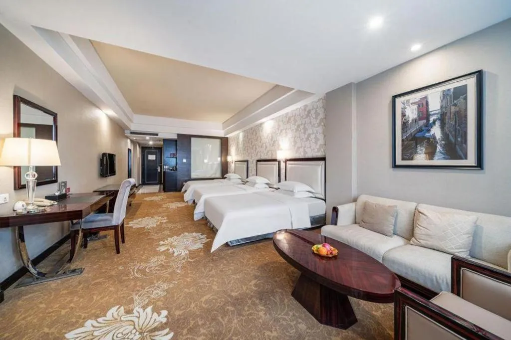 Bed in Country Garden Phoenix Hotel Yunfu