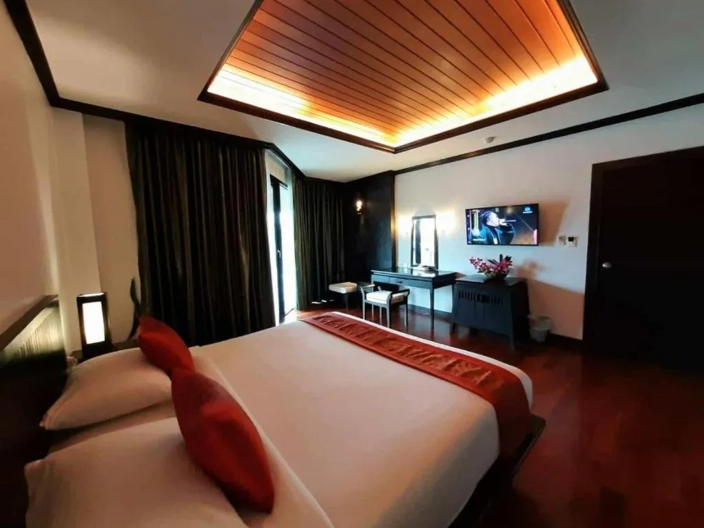 Bed in khaoyai lumtakong hotel