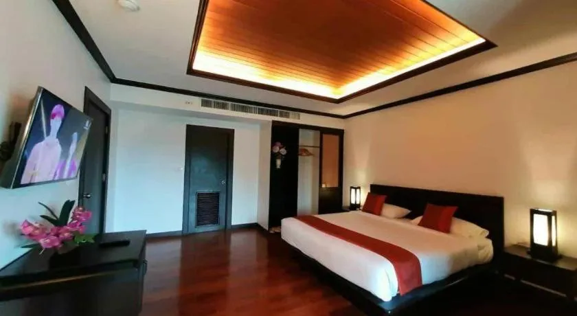 Bed in khaoyai lumtakong hotel