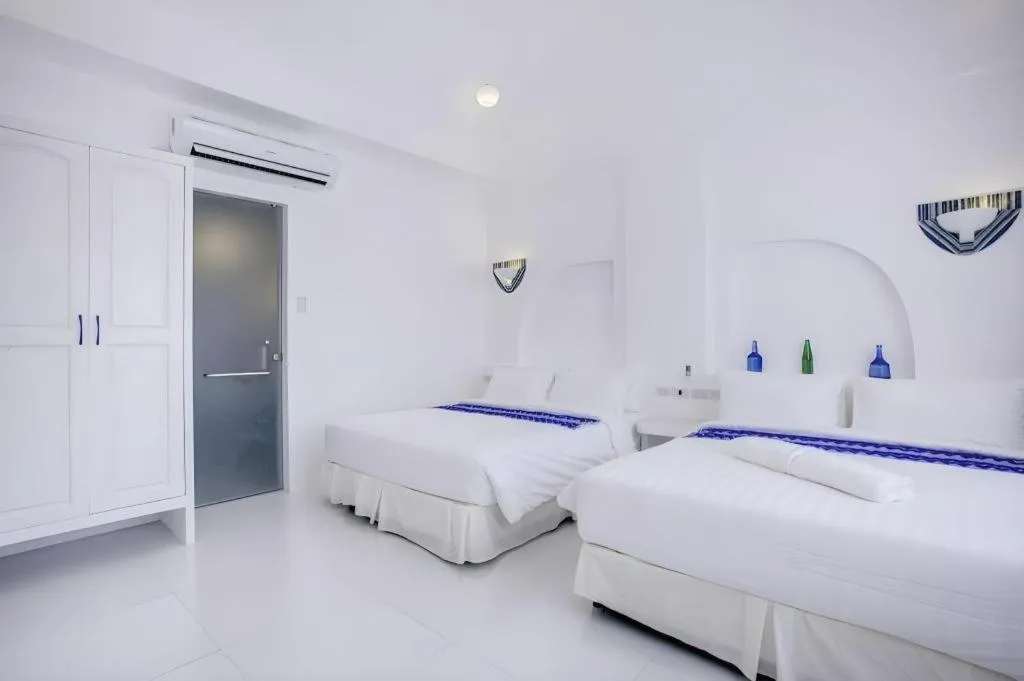 Bed in Vitalis Villas