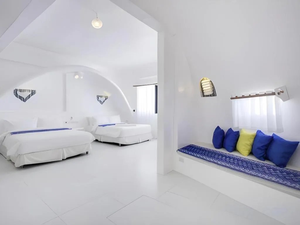 Bed in Vitalis Villas