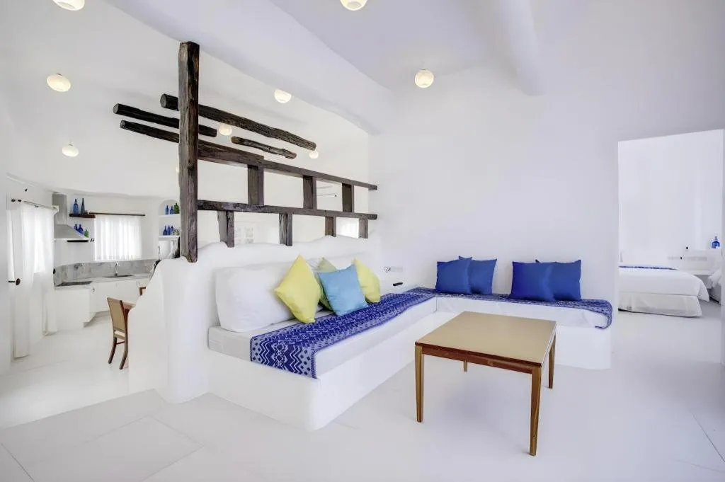 Bed in Vitalis Villas