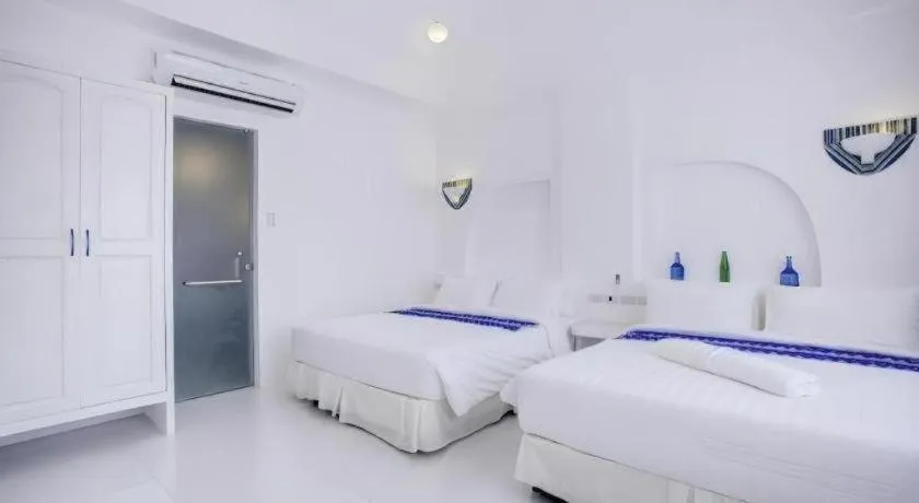 Bed in Vitalis Villas