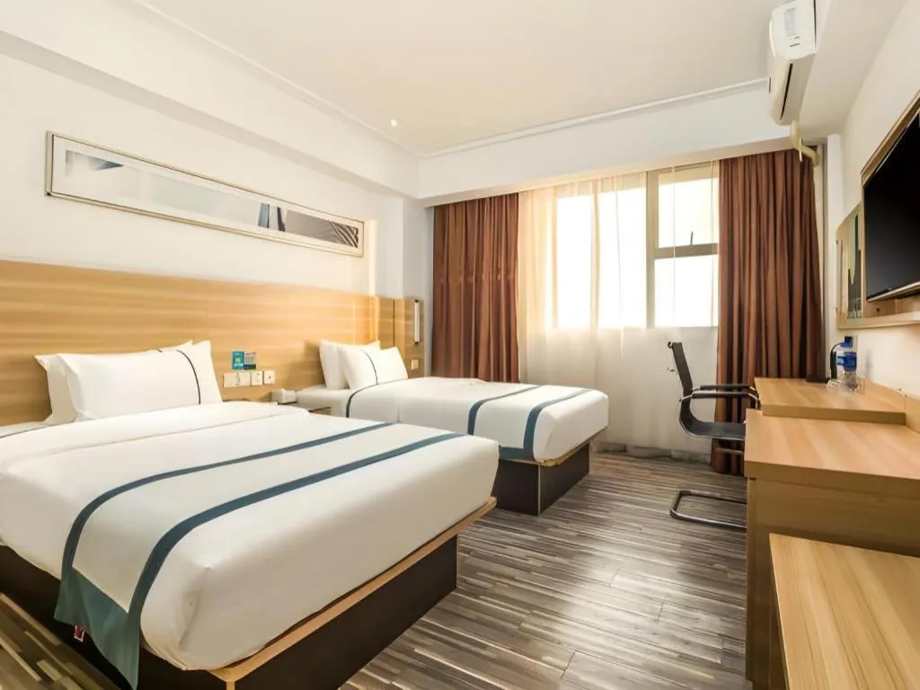 Bed in City Comfort Inn Zhaoqing Qixingyan Scenic Area Xinghu Archway