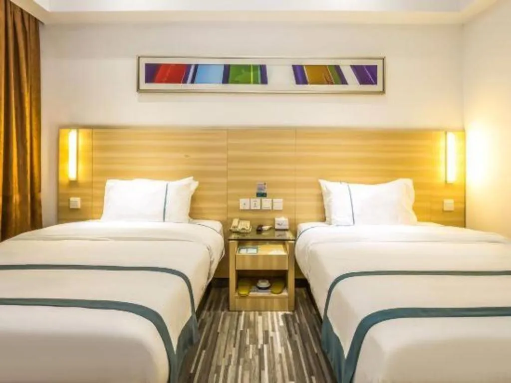 Bed in City Comfort Inn Zhaoqing Qixingyan Scenic Area Xinghu Archway