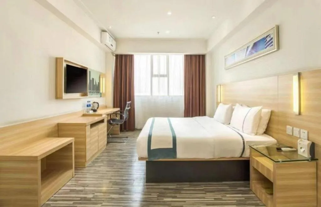 Bed in City Comfort Inn Zhaoqing Qixingyan Scenic Area Xinghu Archway