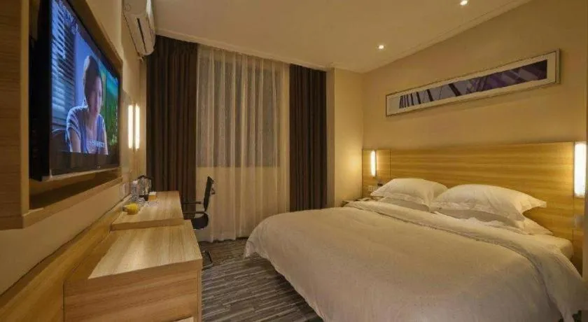 Bed in City Comfort Inn Zhaoqing Qixingyan Scenic Area Xinghu Archway