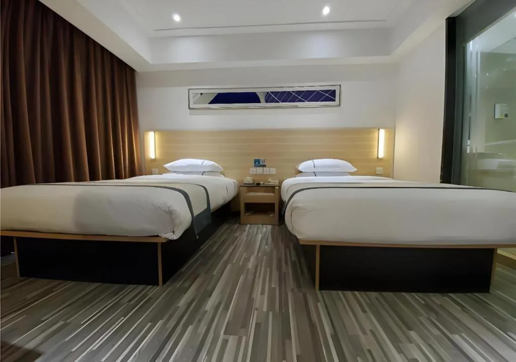 Bed in City Comfort Inn Zhaoqing Qixingyan Scenic Area Xinghu Archway