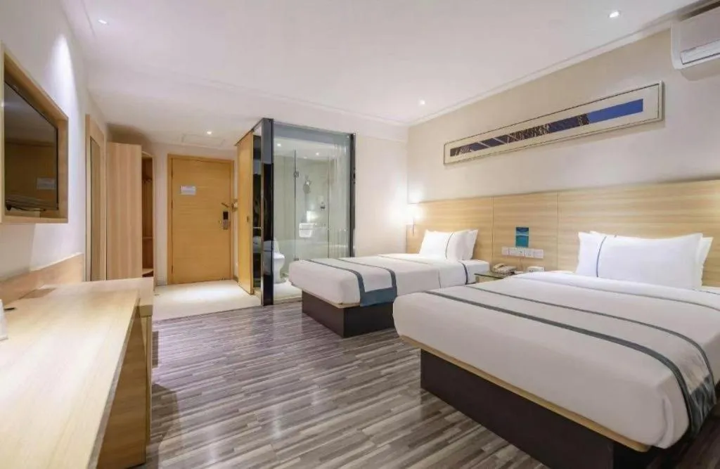 Bed in City Comfort Inn Huangshi City Huangshi Avenue