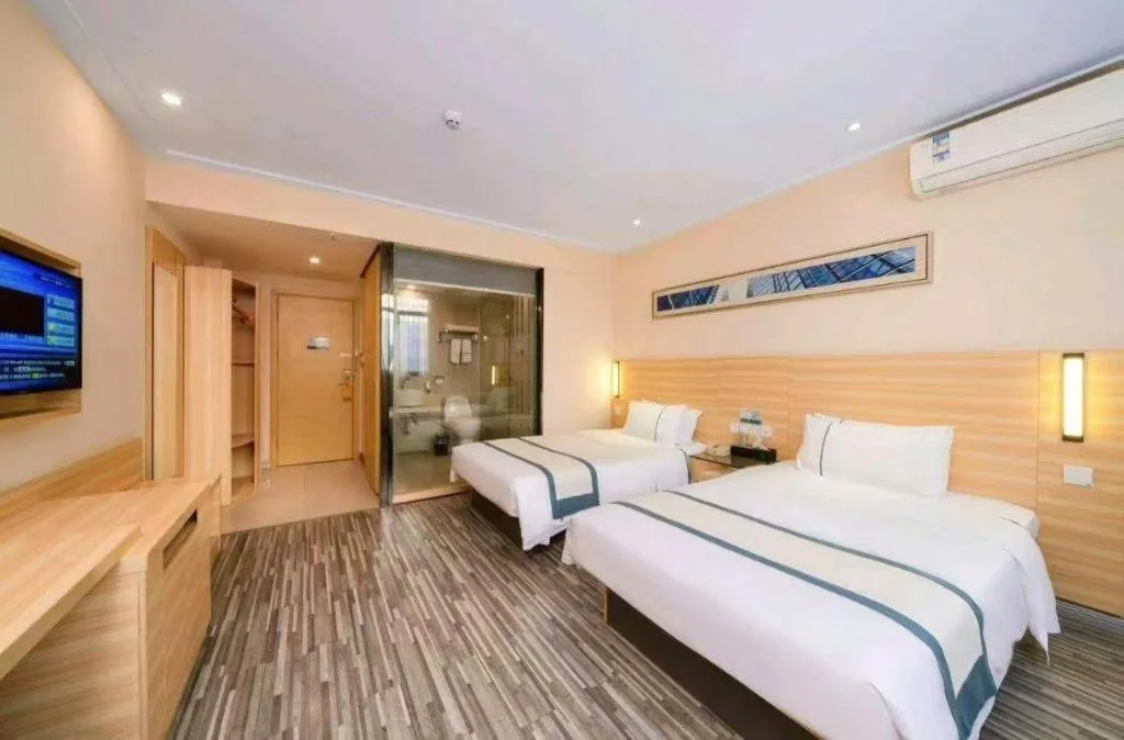 Bed in City Comfort Inn Huangshi City Huangshi Avenue