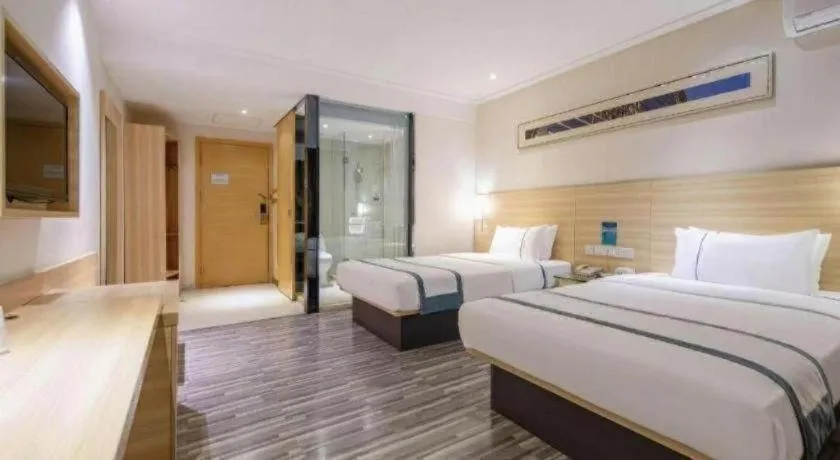 Bed in City Comfort Inn Huangshi City Huangshi Avenue