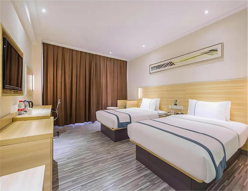 Bed in City Comfort Inn Huangshi City Huangshi Avenue